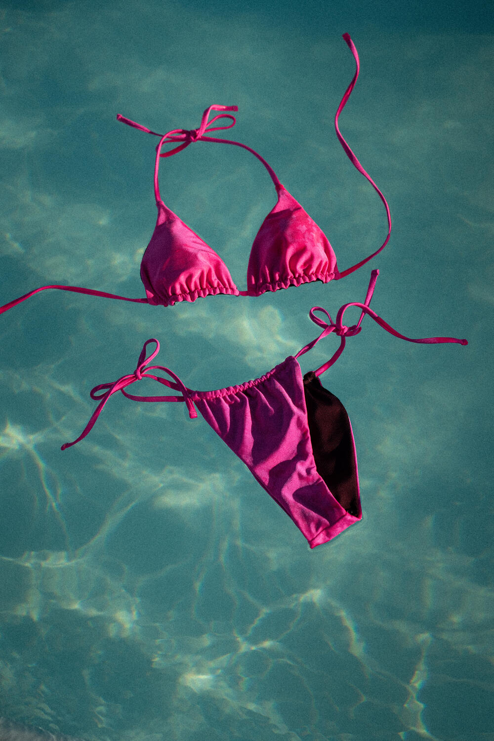 Waverly bikinitop - pink/bordeaux